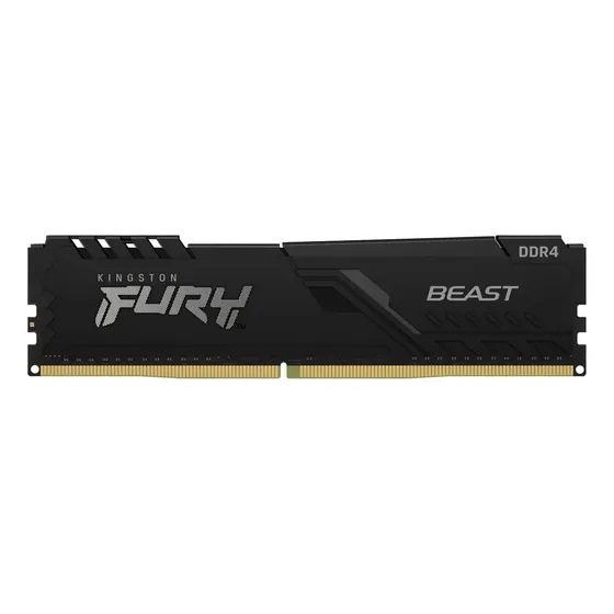 Memoria Ram Fury Beast Gamer Color Negro 16gb 1 Kingston Kf432c16bb/16