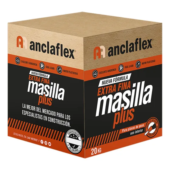 Masilla Para Yeso Anclaflex La Mejor Calidad Caja De 20 Kg