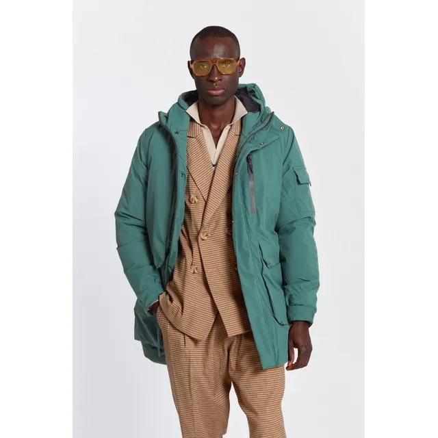Campera Inflada Sauron Green