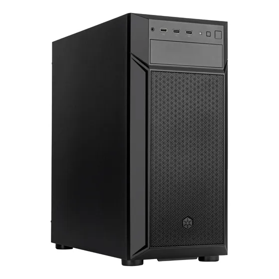 Gabinete Silverstone Fara 513 Mesh Frontal Bahia 5.25 Color Negro