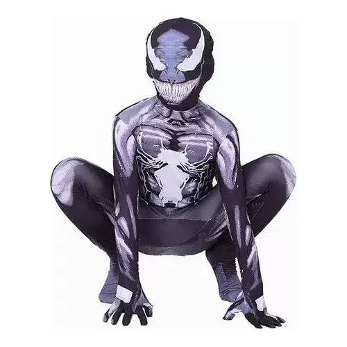 Venom Black Disfraz Con Máscara Para Niño Adulto Cosplay Ropa,spiderman Súper Héroes,ropa De Halloween,marvel Super Heroes, Los Vengadores Ropa Unida
