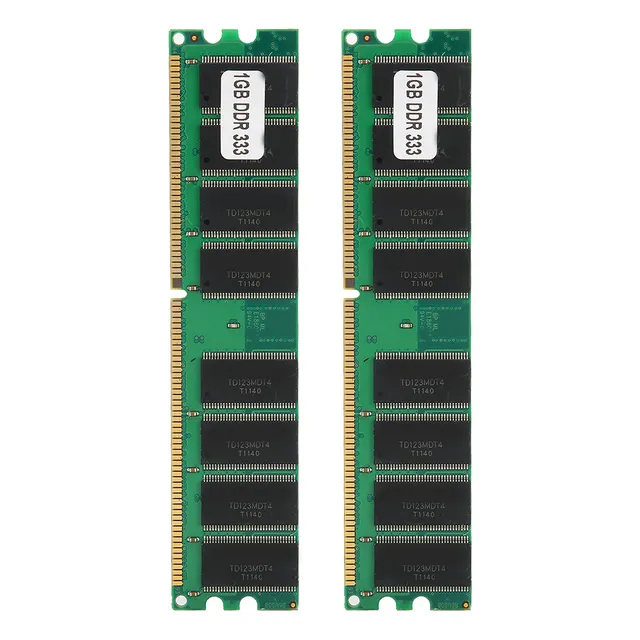 Módulo De Memoria Ddr De Escritorio Pc2700 De 333 Mhz, 2 Uni