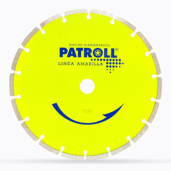 Disco Diamantado Segmentado 230mm Patroll Linea Amarilla PSY-9