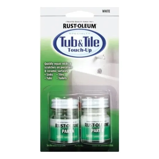 Rust-Oleum tub & tile Retoque Bañeras y Azulejos pintura retoque para Blanco Brillante
