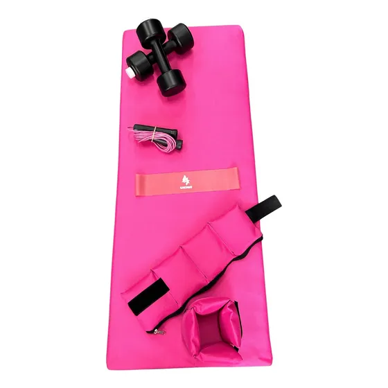 Gimnasio En Casa. Kit Entrenamiento Pink. -vera-