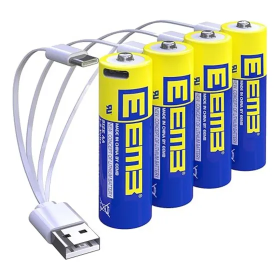 Pila Aa Bateria Recargable Lithium Lition Camara Blink + 123