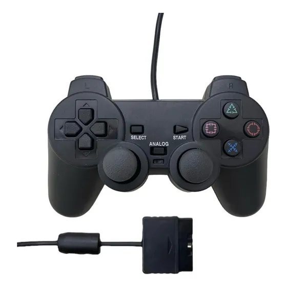 Control Mando Compatible Con Ps2 Ps1  Dual Shock2  Con Cable