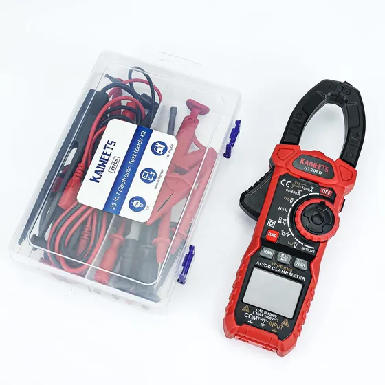 Kaiweets Inrush T-rms Conteo Pinza Corriente Ac Dc Cabl Para