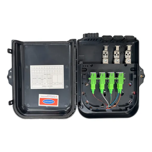 Caja Nap 1x8 De Fibra Óptica Incluye Split/aco Fibralink