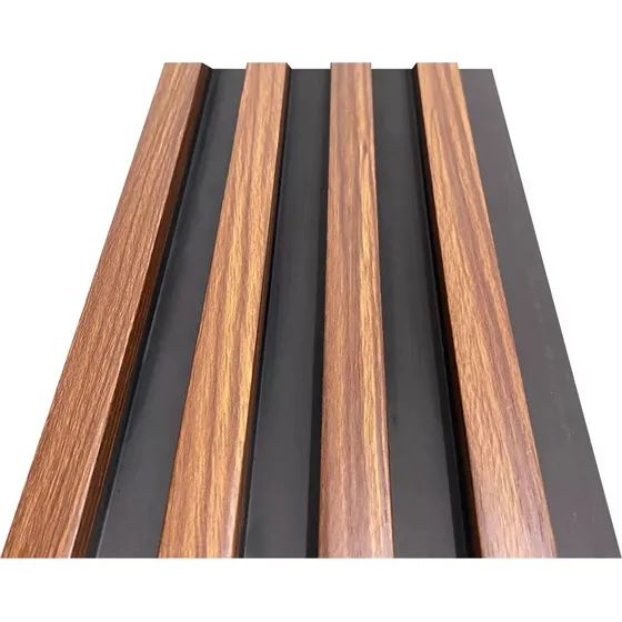 Lambrin Decorativo Wpc Panel 3d 12 Pzas 1mx16cm Color Madera