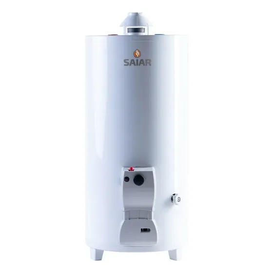 Termotanque Gas Natural Multigas Saiar 80L Piezoeléctrico Blanco