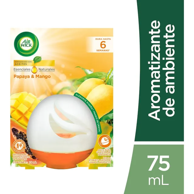 Air Wick® Decosphere® Aromatizante Aroma Papaya y Mango 75ml