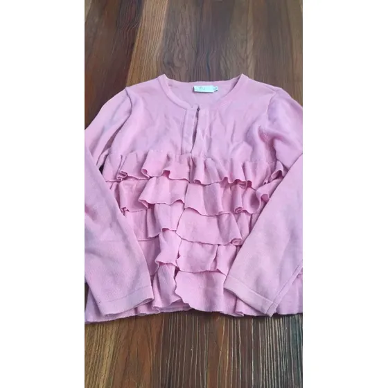 Sweater Rosado Niña Epk Talla Seis (k10)
