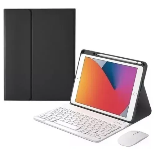 Funda Con Teclado Bluetooth Para iPad De Sexta Y Quinta Gene