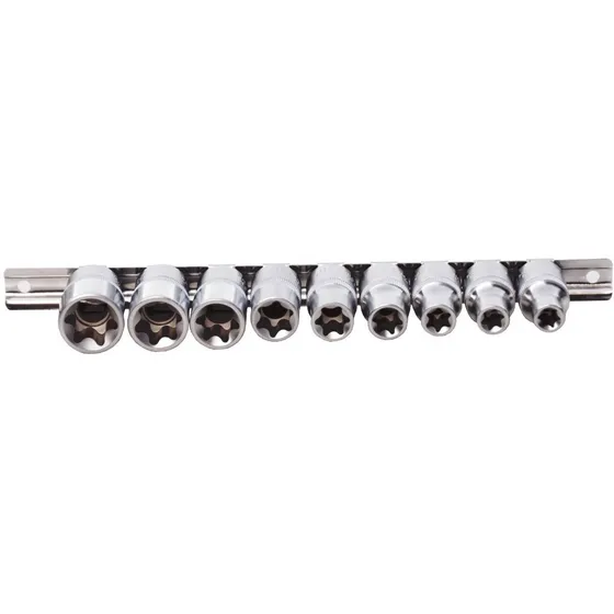 Juego De Dados Torx Hembra 1/2  9 Piezas - Electroimporta -