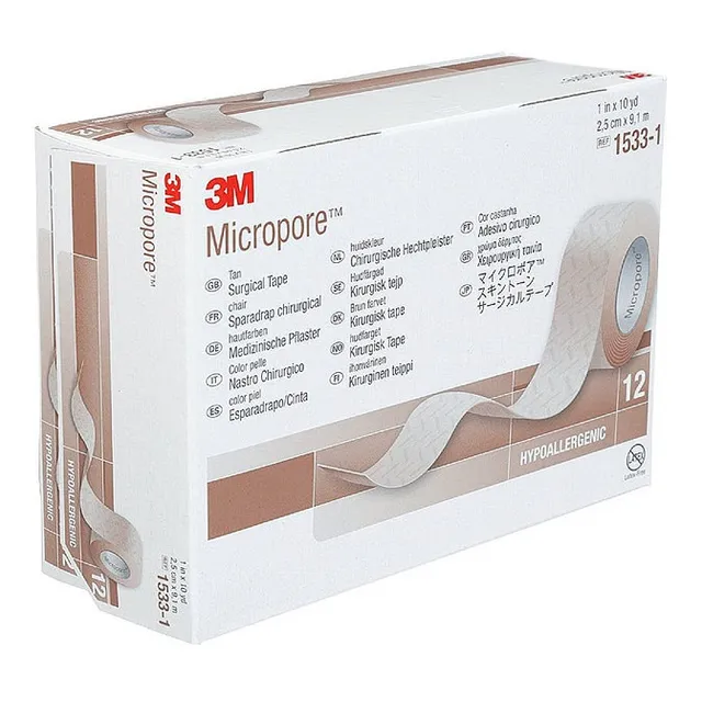 Esparadrapo Micropore Color Piel De 12 Cortes 3m