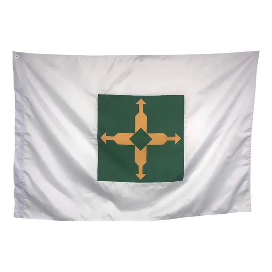Bandeira Tradicional Do Distrito Federal 2 Panos (1,28 X 0,90) Contorno Bordado