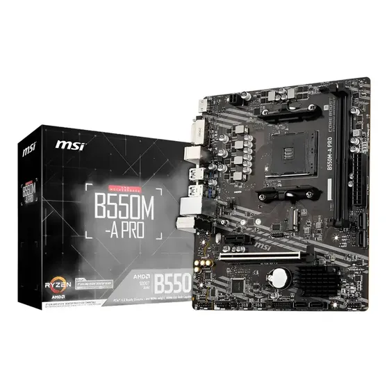 Placa-mãe Am4 Msi B550m A Pro Preto Ddr4