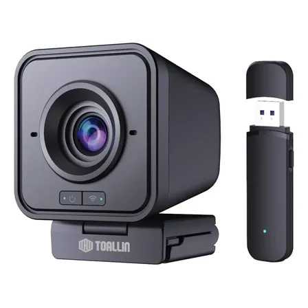 Câmara Web Toallin 1080p Full Hd Inalambrico, Com Microfone
