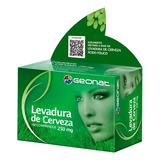 Geonat Levadura De Cerveza 100 Comp Nutritivo Anti Acné