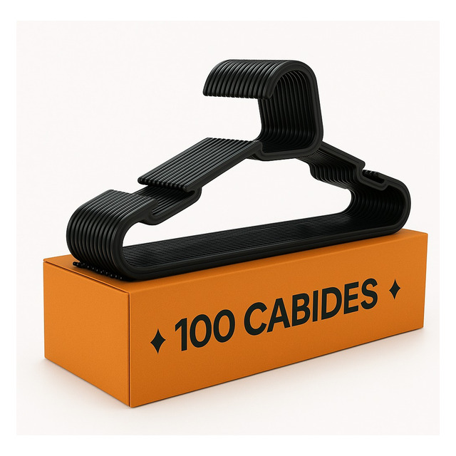Cabide Adulto Reforçado Kit 100 Unidades Atacado Organizador Cabide Adulto Reforçado Kit 100 Unidades Atacado Organizador