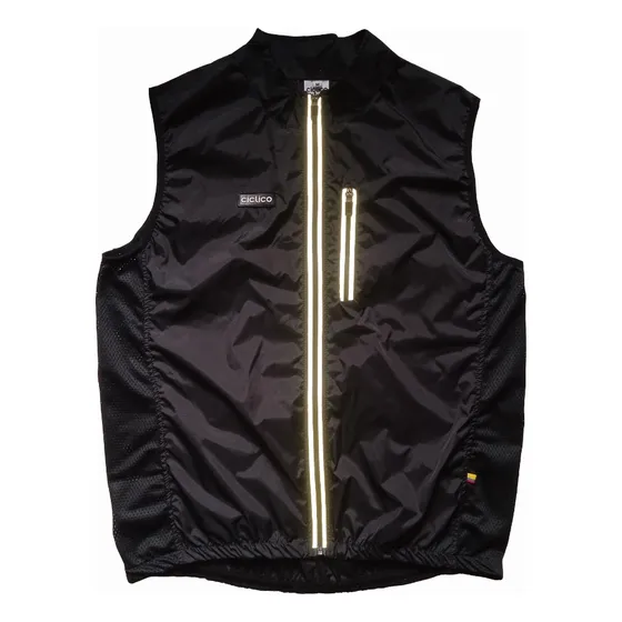 Chaleco Ciclismo Rompevientos Impermeable Reflectivo