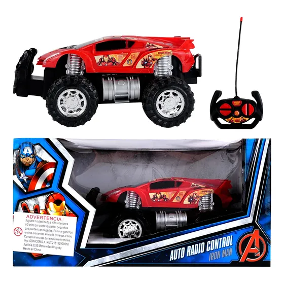 Camioneta A Control Remoto The Avengers Edicion Iron Man