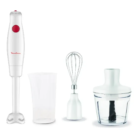 Licuadora De Mano Moulinex Turbomix Plus 3 En 1 Blanco