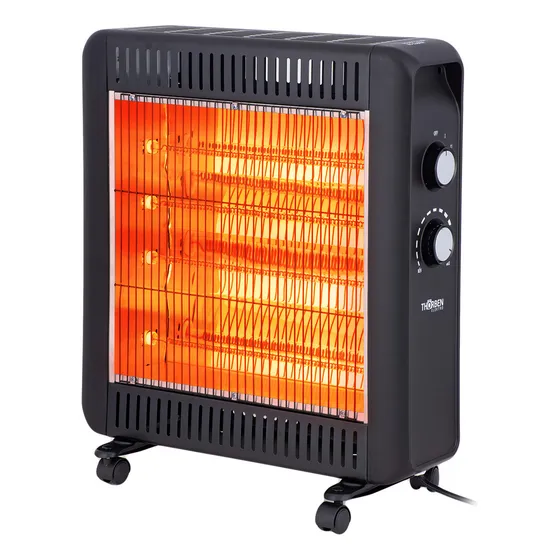 Calefactor eléctrico Thorben Thor CARBON HEAT plateado 220V