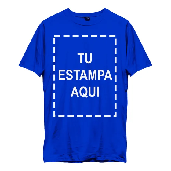 Remera Personalizada Adulto Algodon Adelante Grande Estampa