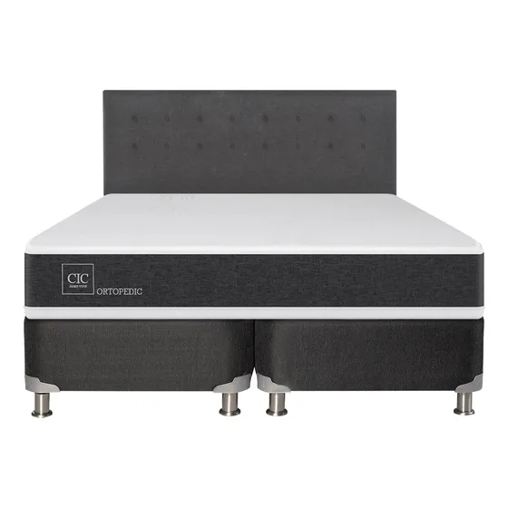 Box Spring Ortopedic King + Respaldo Eufrates