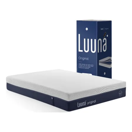Colchão Casal, Luuna, Original Firme, Garantia 10 Anos, Suporte Adaptação, Bloqueio De Movimentos - 138x188cm
