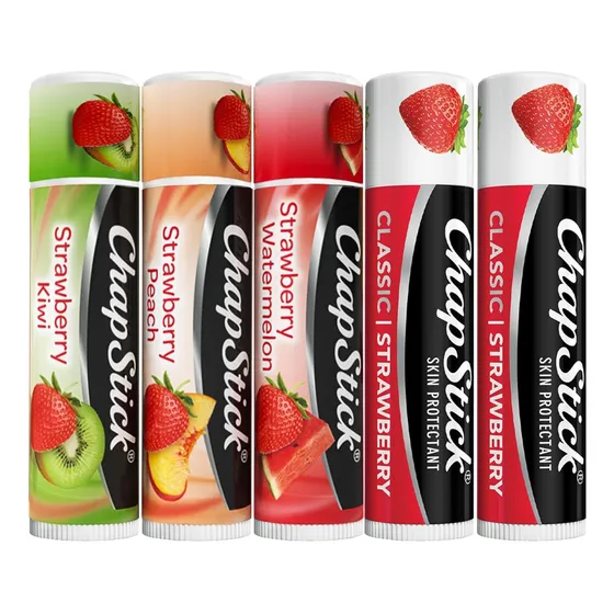 Paquete De Bálsamo Labial Chapstick Strawberry ' Paquete De 
