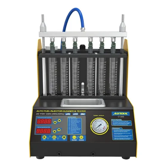 Probador Y Limpiador De Inyectores 6 Puestos Autool Ct200