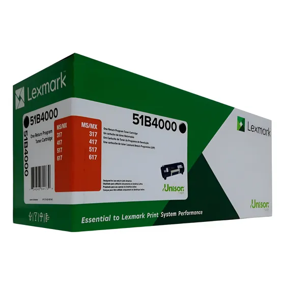 Toner Laser Lexmark 51b4000 Para Mx317dn Mx417de Mx517de 