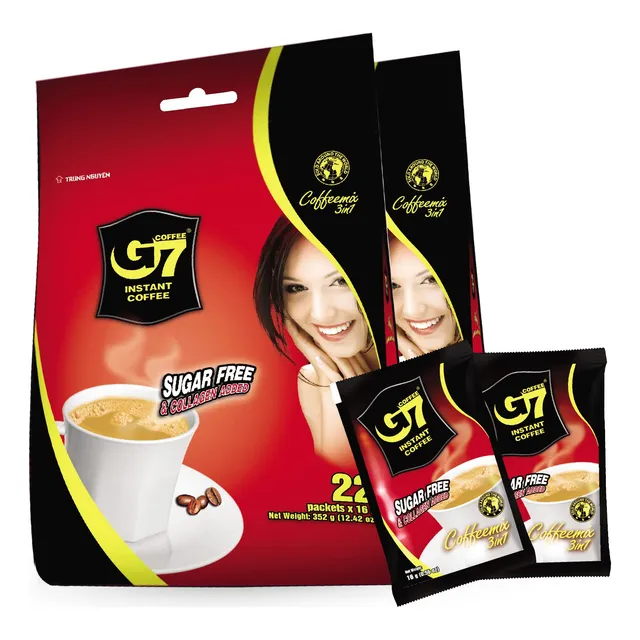 Café Instantáneo 3 En 1 Con Colágeno Para Cabello Piel Y Uña