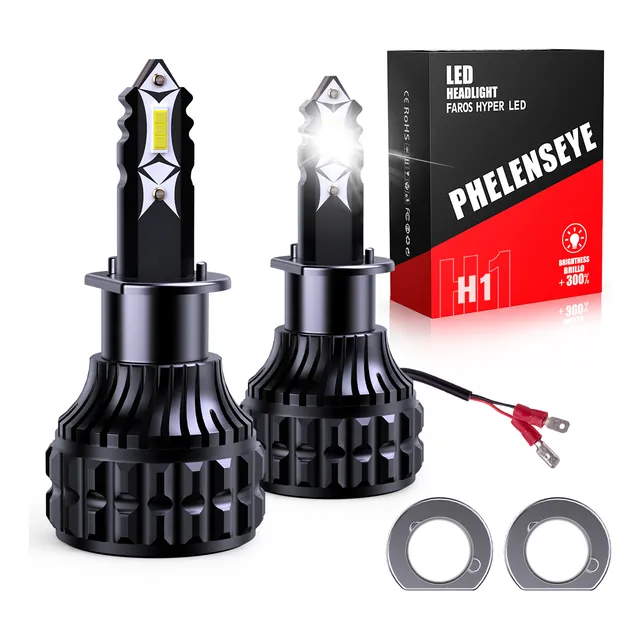 Auto Kit De Faros Led H4 9005 H11 H7 Focos 110w Phelenseye