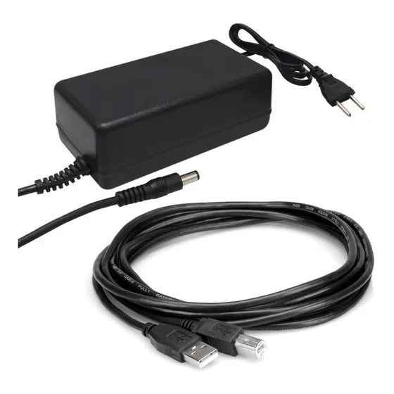 Fonte Bivolt Compatível Para Hp Scanjet 3670 + Cabo Usb