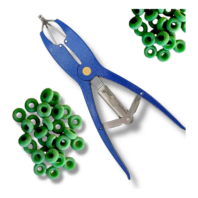 Pinza Para Castrar Corderos Premium + 200 Gomas Ovejas