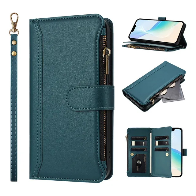 Capa De Telefone Para iPhone 14 Pro Max 14plus Com Compartim