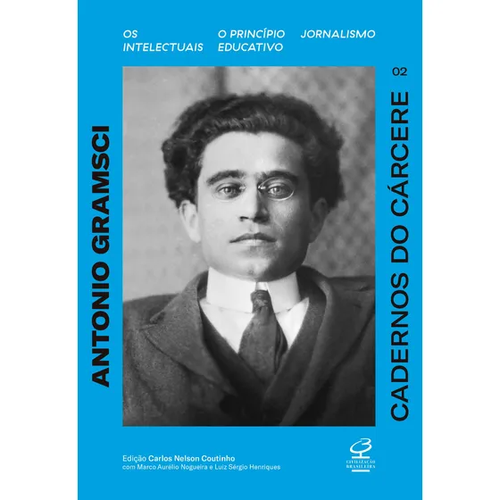 Livro Cadernos do cárcere de Antonio Gramsci volume 2 edição 9 capa mole 2022 português editora Civilização Brasileira