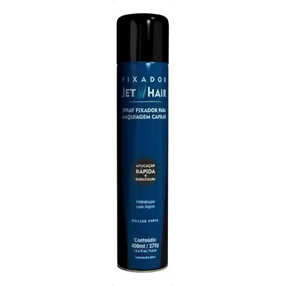 Jet Hair Spray Fixador Para Maquiagem Capilar 400ml