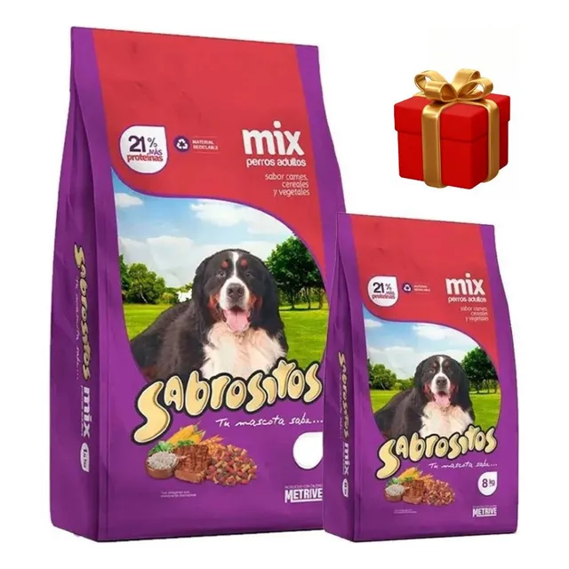 Sabrositos Adultos Mix 22kg Mas Regalo Y Envio
