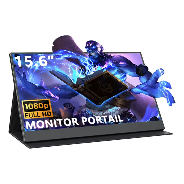 Monitor Portatil Pantalla Gamer 15.6 Lcd Hdmi Para Laptop