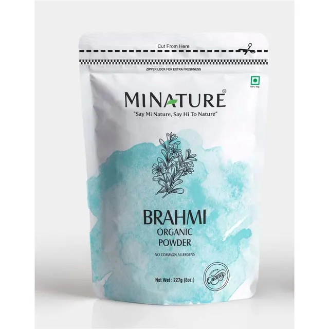 Brahmi Bacopa Monnieri Polvo Memoria Concentración Organico