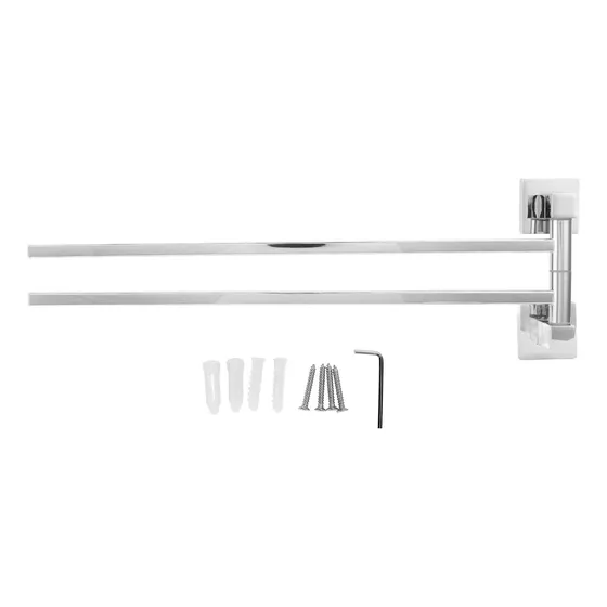 Estante Para Toallas, Barra De Acero Inoxidable, Giratoria 1