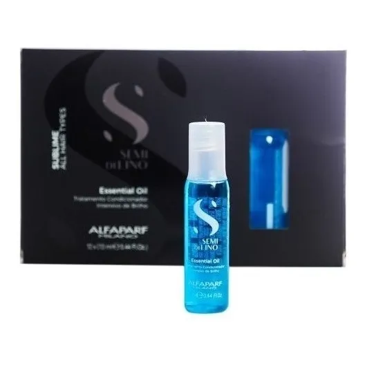 Alfaparf Ampollas Azules Semi Di Lino De Brillo Y Nutrición