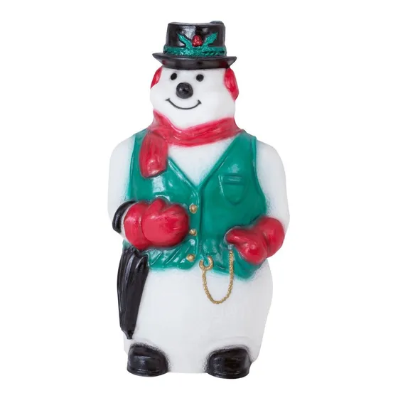 Boneco De Neve 89cm Iluminado Decoração Natal Jardim