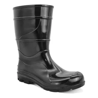 Bota Galocha Pvc Borracha ImpermeĂĄvel Cano Medio Preta Epi Bota Galocha Pvc Borracha ImpermeĂĄvel Cano Medio Preta Epi