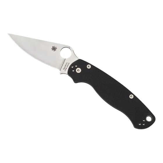 Navaja Plegable Spyderco Para-military 2, Color Negro